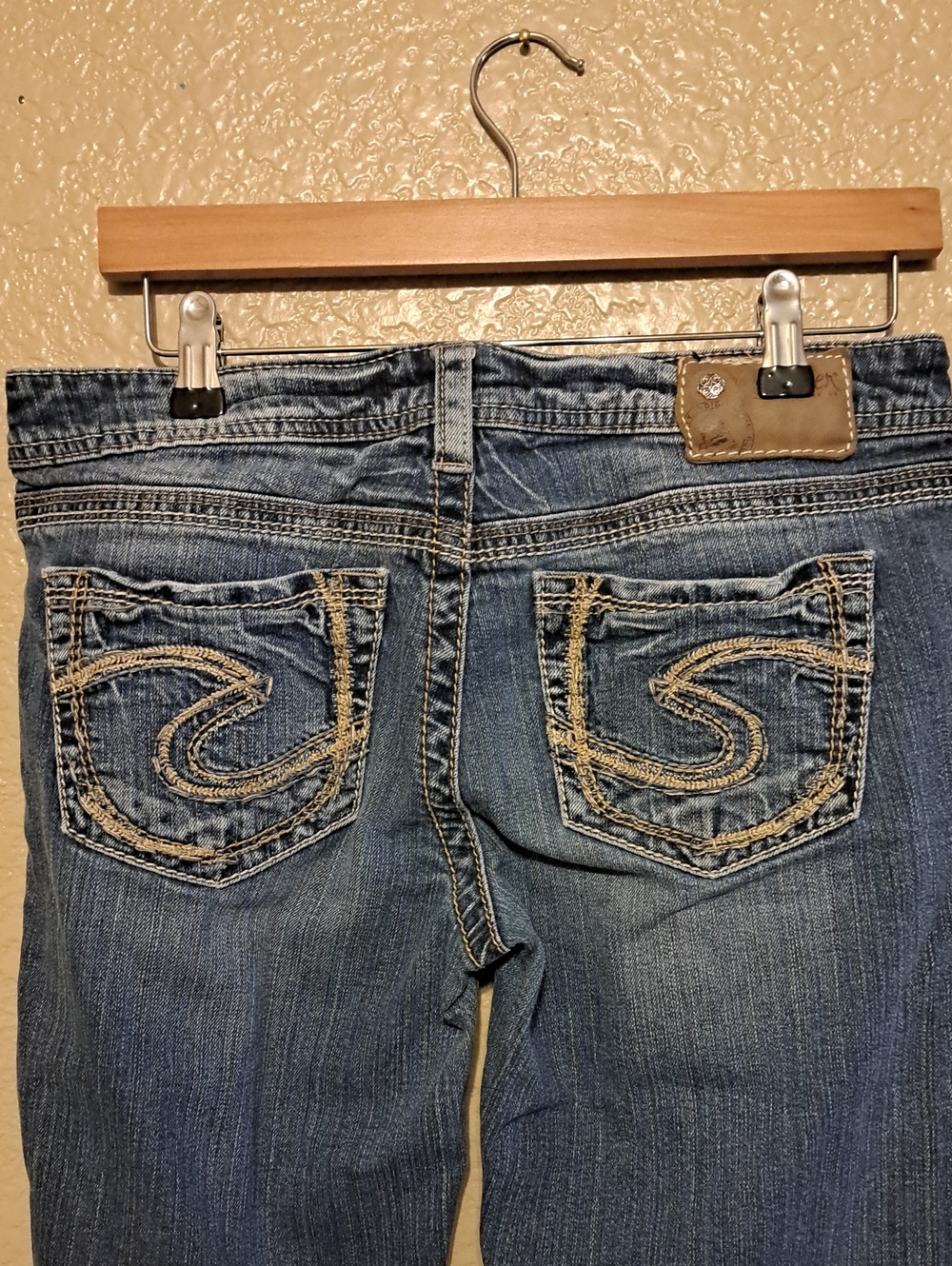 Size 29 Women's Silver Classic Women's Blue Denim Jeans - Picture 5 of 10